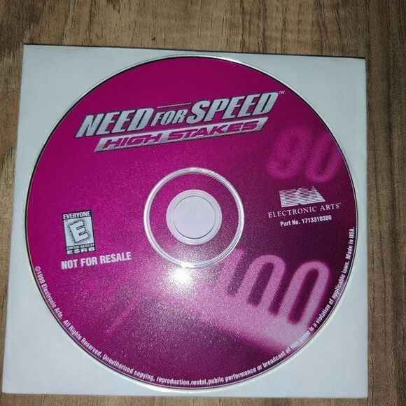 Need for Speed High Stakes (PC, 1999) PC - NO BOX, CD-ROM DISC WITH SLEEVE ONLY - Picture 4 of 5